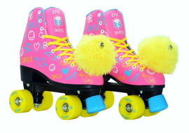 Epic Blush Roller Skates Package