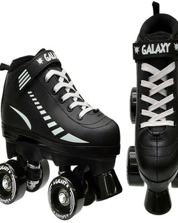 Epic Galaxy Elite Black Quad Roller Skates