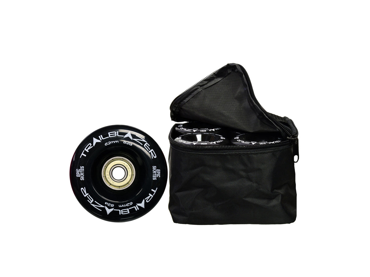 Epic Trailblazer 62mm Black Quad Skate Wheels