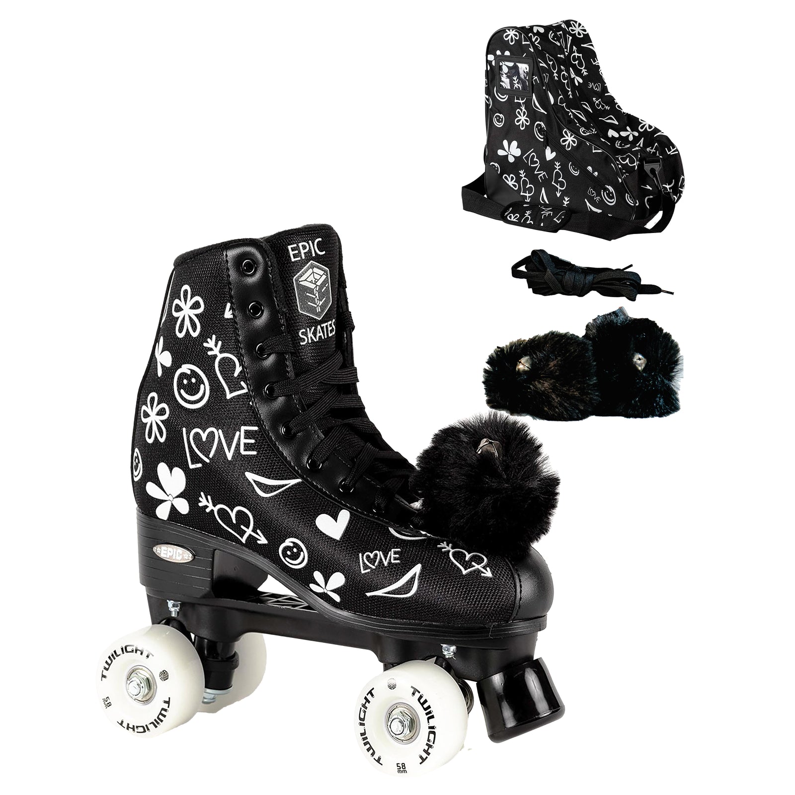 Black Luv and Matching Bag Package