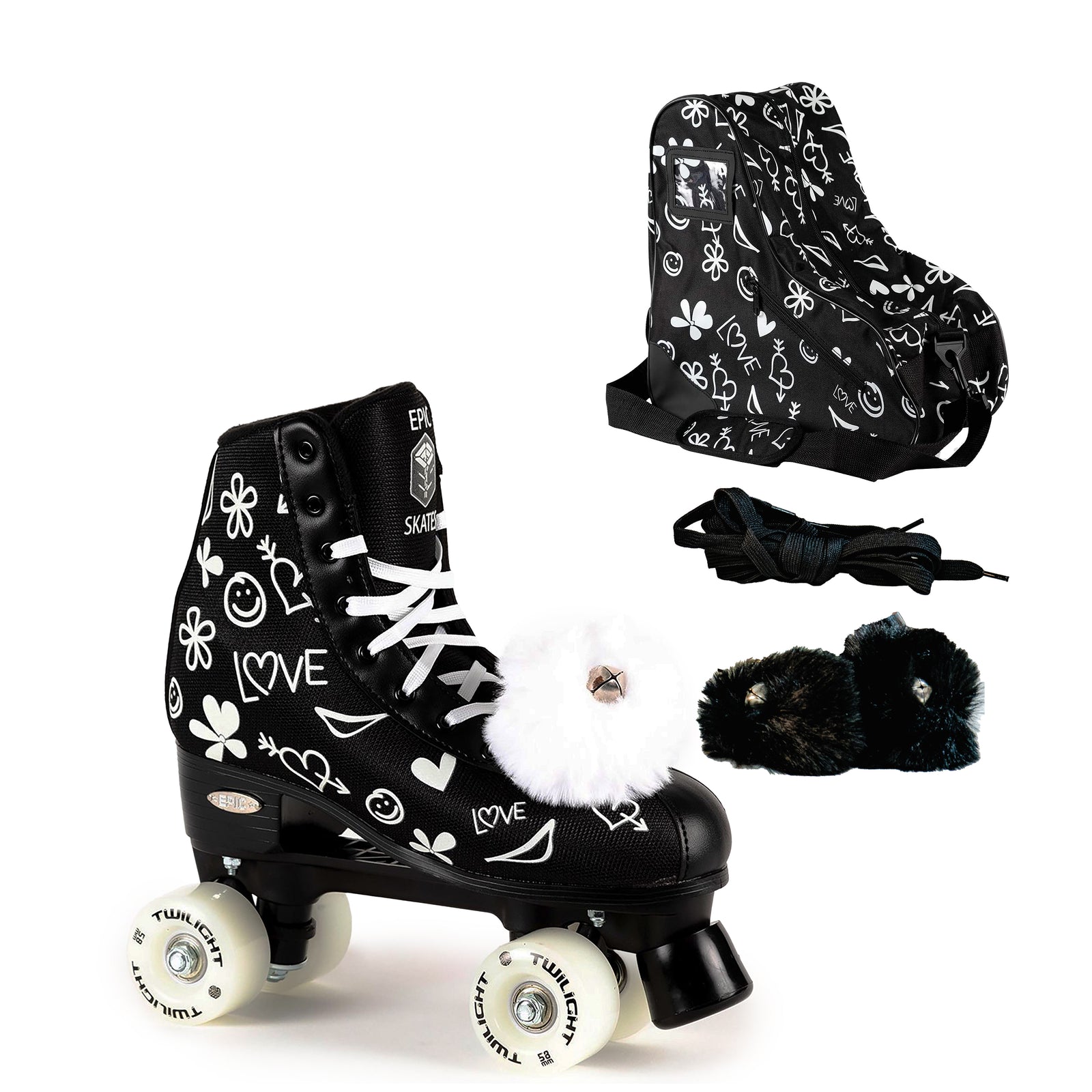 Black Luv and Matching Bag Package