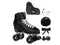 Epic Classic Black Quad Roller Skates Package