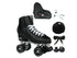 Epic Classic Black Quad Roller Skates Package