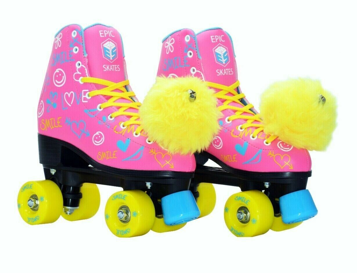 Epic Blush Roller Skates Package