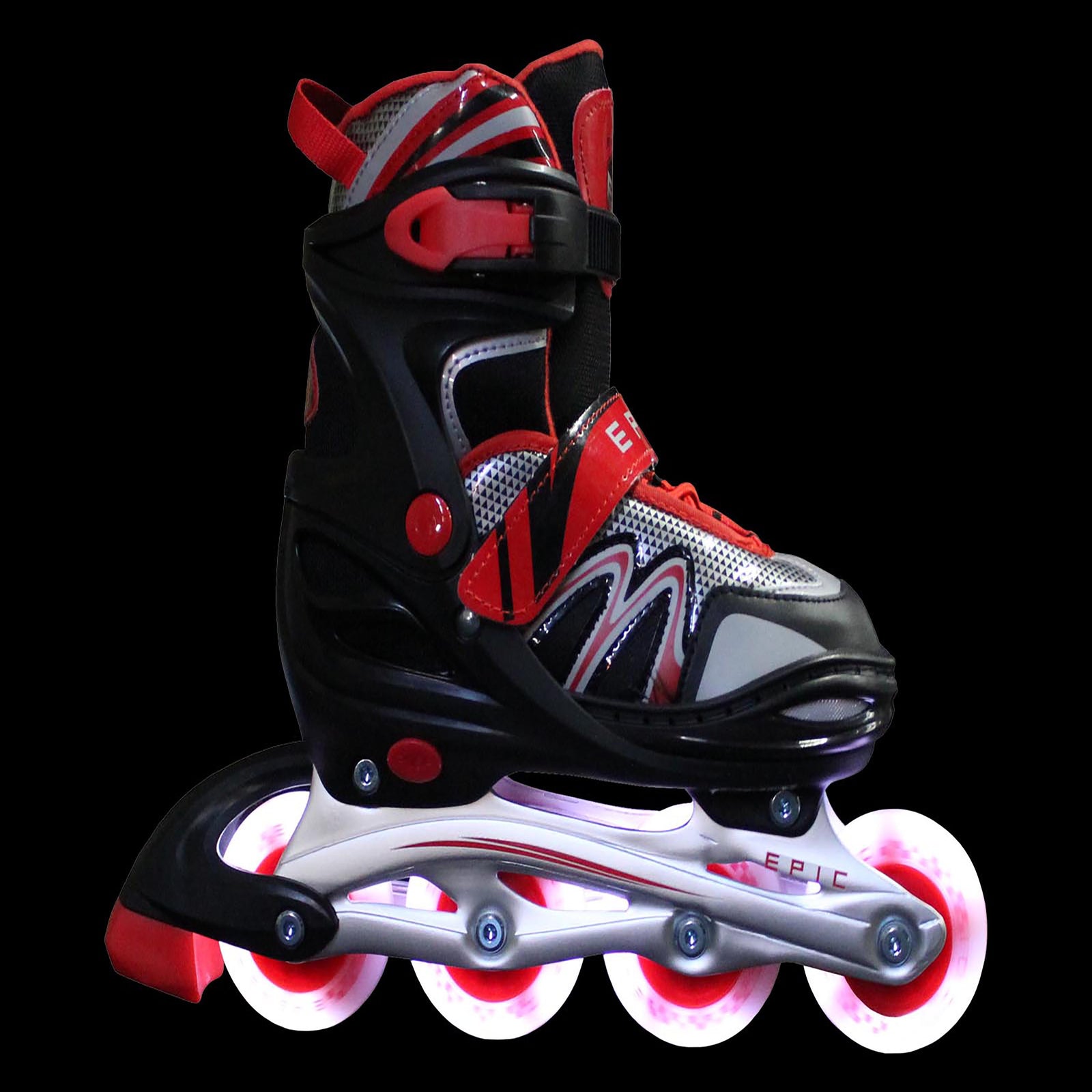 Epic Drift Adjustable LED Inline Skates