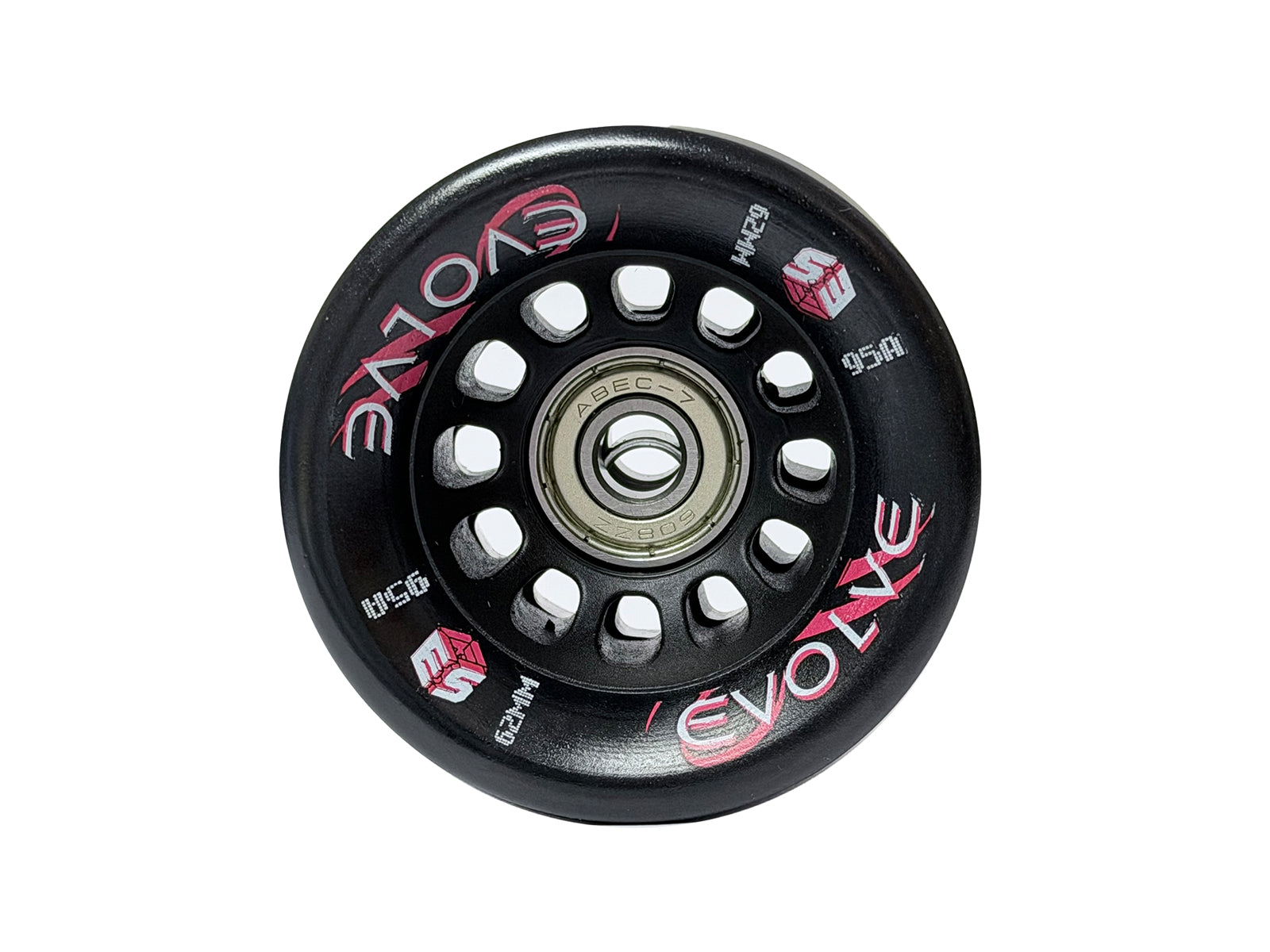 Epic Evolve Black Quad Speed Skate Wheels