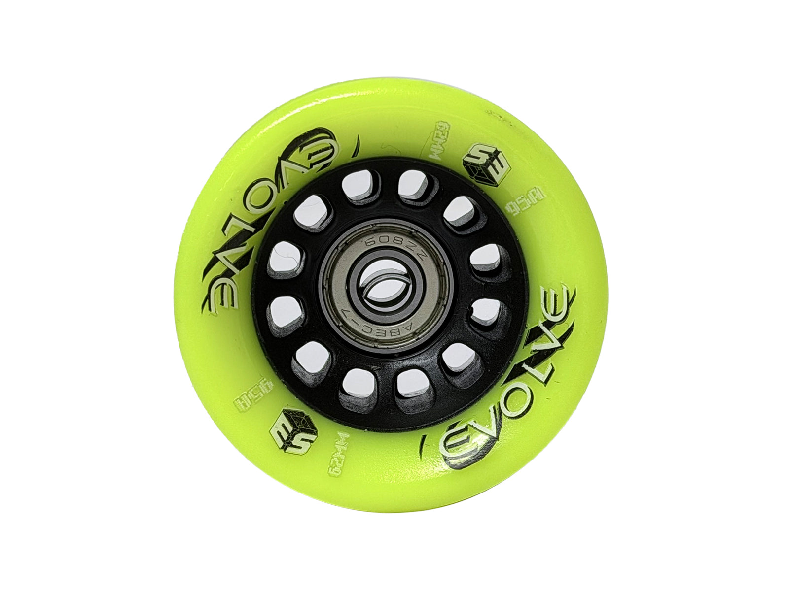 Epic Evolve Yellow Quad Speed Skate Wheels