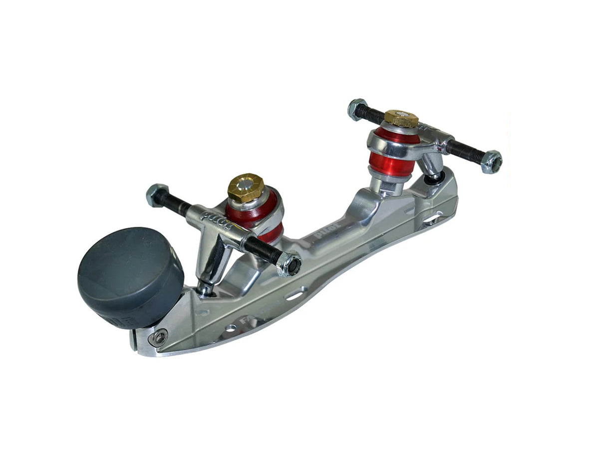 Falcon Polished Quad Skate Plate