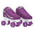 Epic Galaxy Elite Purple Quad Roller Skates Package