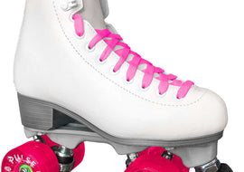 FINESSE NYLON WOMEN'S OUTDOOR PACKAGE White Boot w/ Pink Pulse Lite wheels