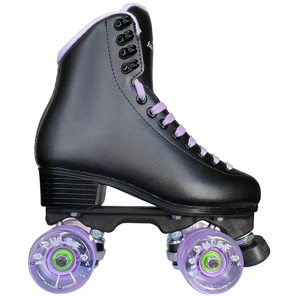 FINESSE NYLON WOMEN'S OUTDOOR PACKAGE  Black and Lilac Boot w/ Lilac Pulse Lite wheels