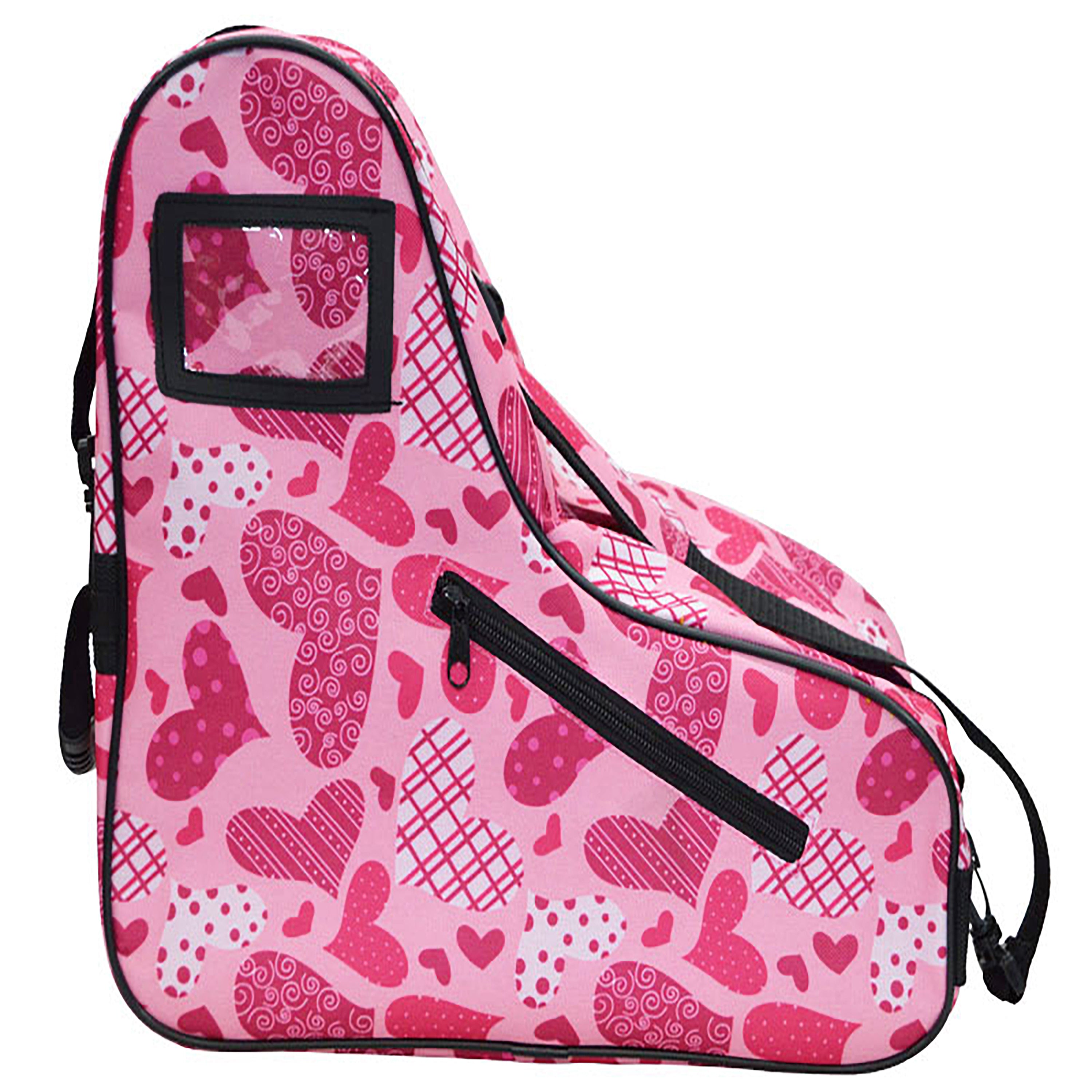 Skate backpack with pink hearts - Golden Skate