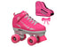Epic Galaxy Elite Pink Quad Roller Skates Package
