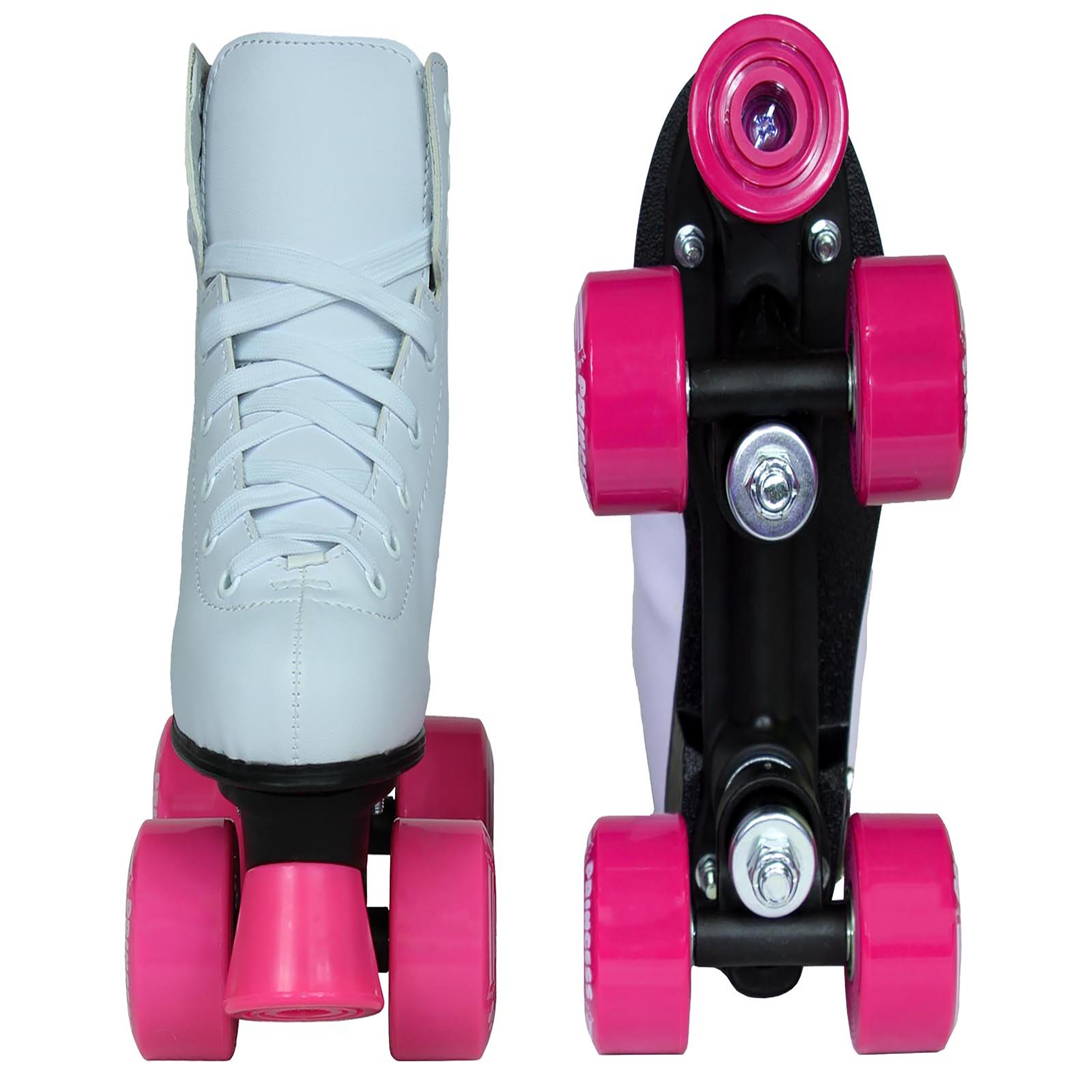 Epic Pink Princess Quad Roller Skates