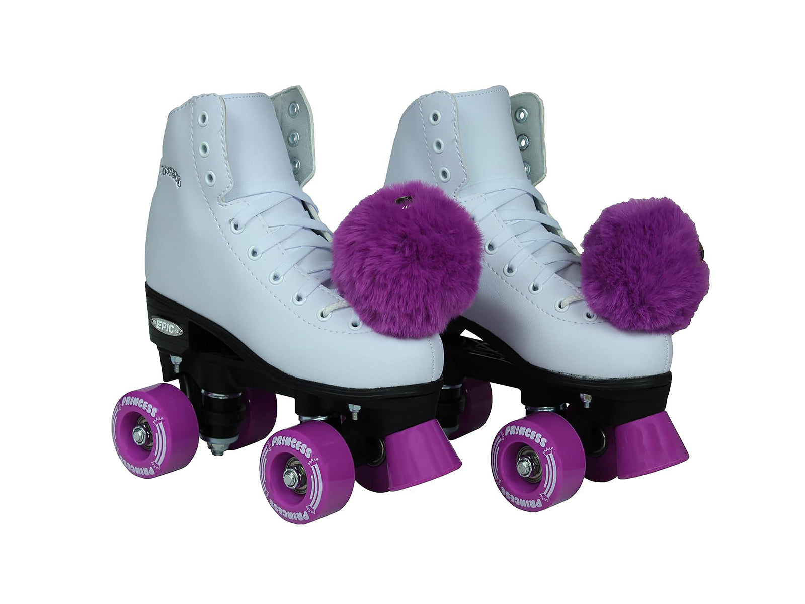 Epic Purple Princess Quad Roller Skates