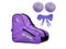 Epic Purple Roller Skate Accessory 3 Pc. Bundle w/Bag, Laces, Pompoms