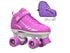 Epic Galaxy Elite Purple Quad Roller Skates Package