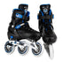 Epic Storm Adjustable 90mm 3-Wheel Bright LED Light Up Inline Speed Skates