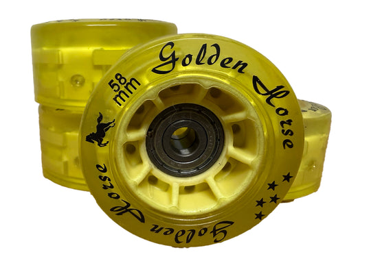 Golden Horse Light up wheels- 8PK