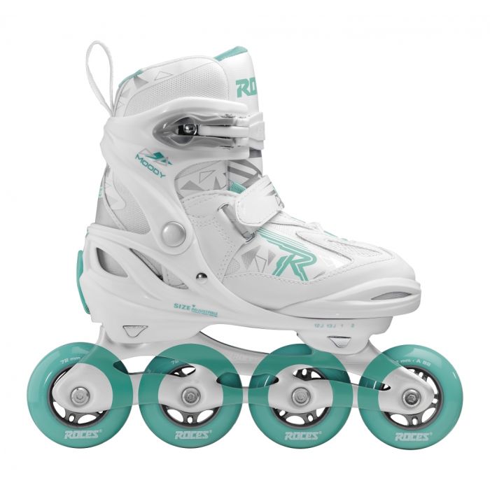 Roces Moody Girl Inlines White & Aqua