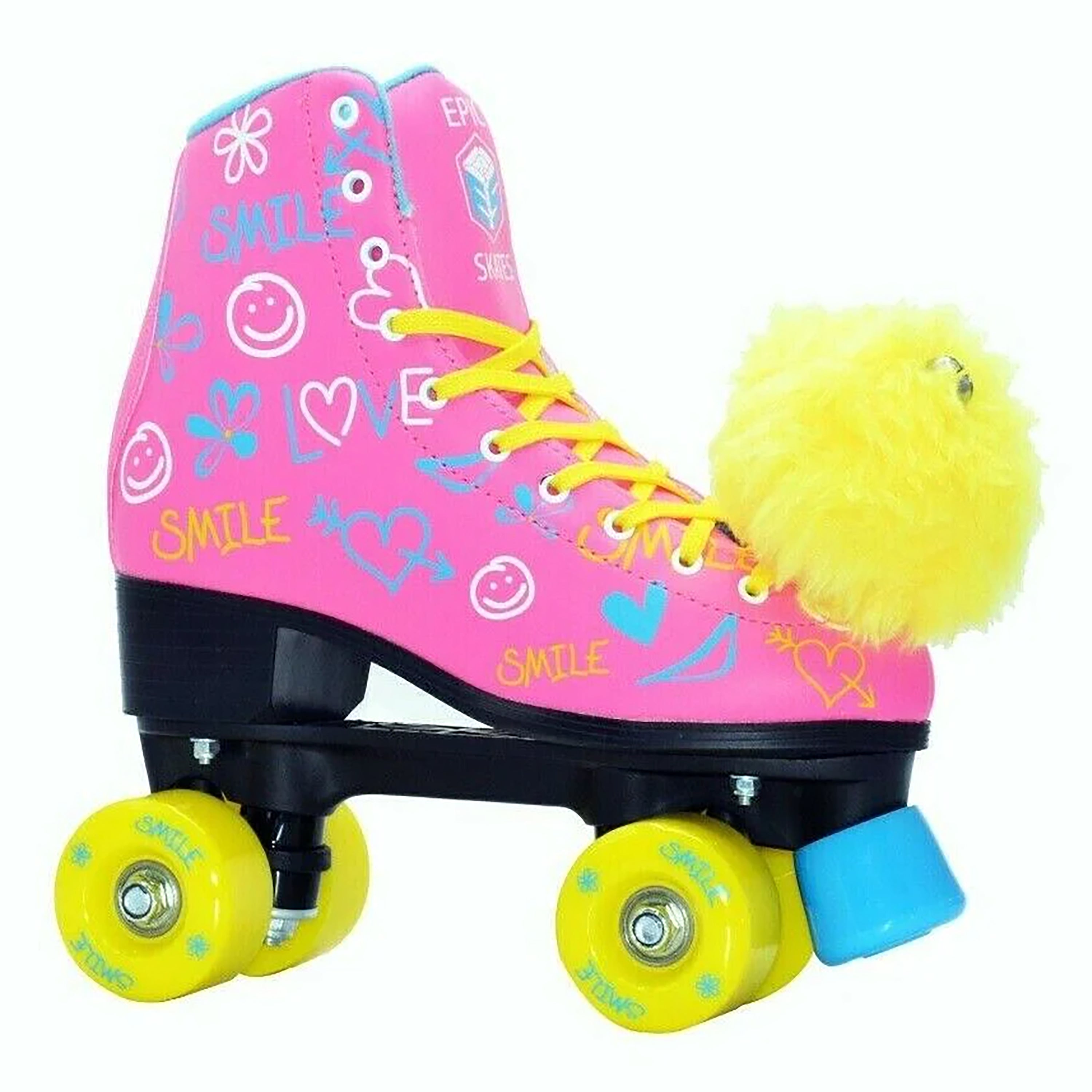 Epic Blush Roller Skates Package