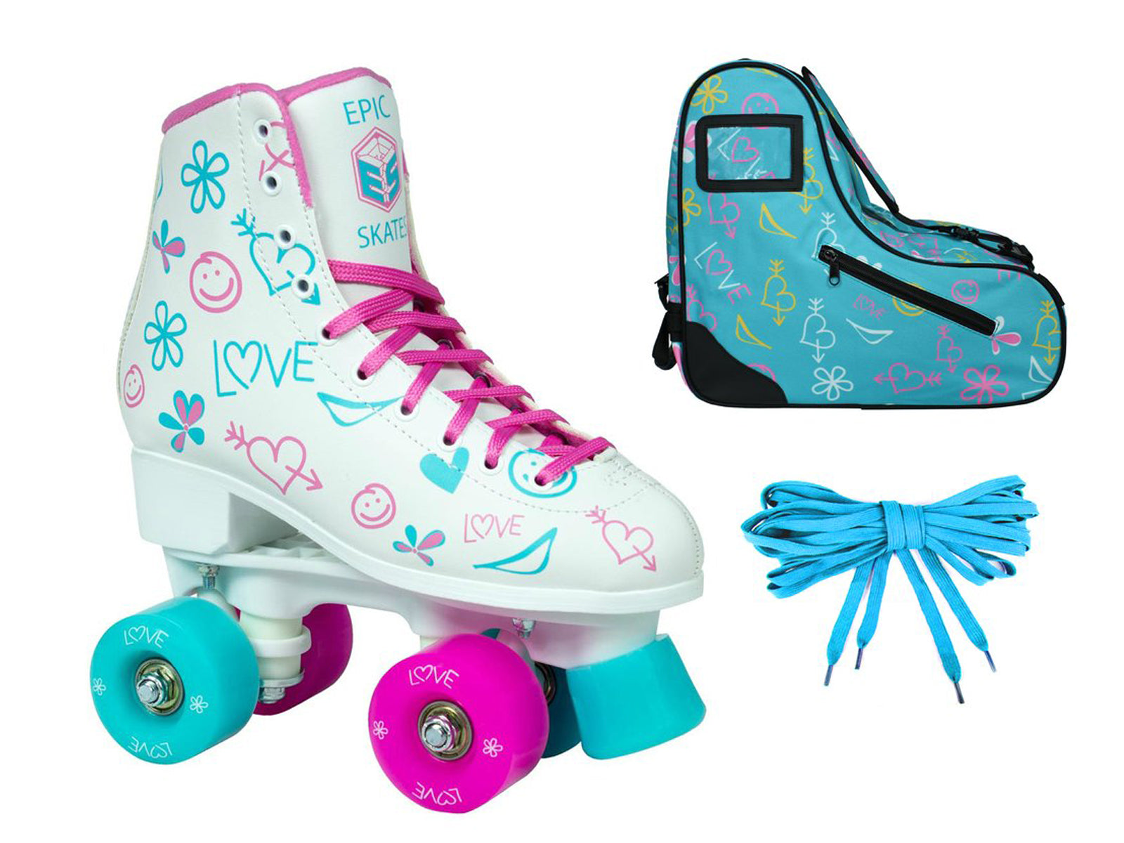 Epic Frost Roller Skates Package