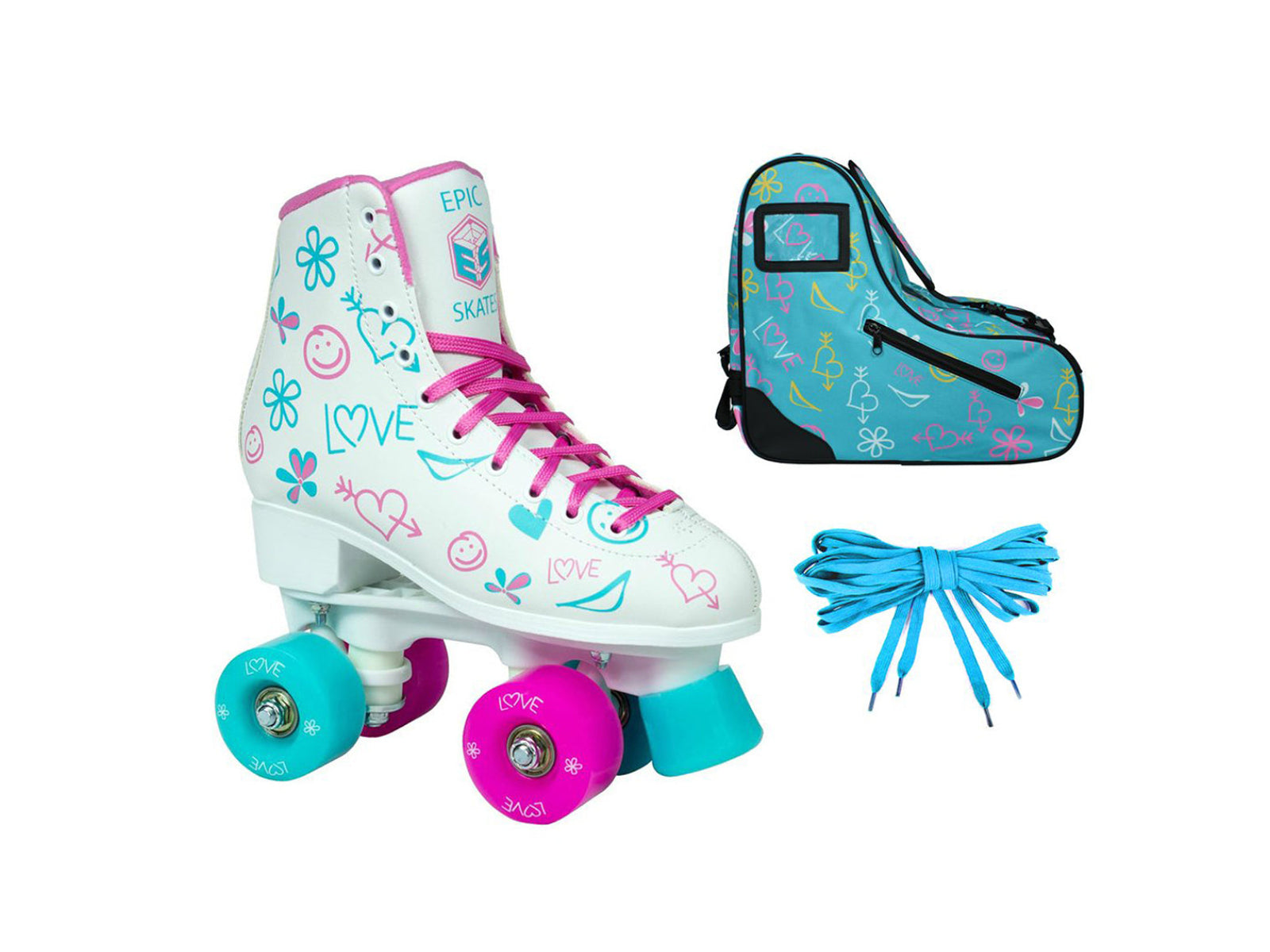 Epic Frost Roller Skates Package