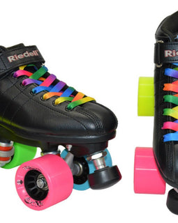 Riedell R3 Rainbow Evolve Quad Speed Skates