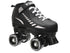 Epic Galaxy Elite Black Quad Roller Skates Package