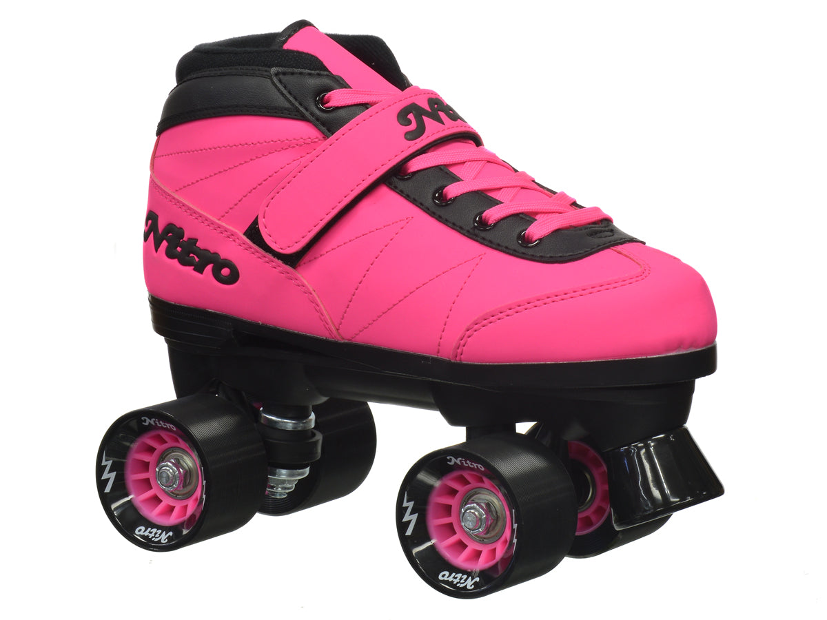 Epic Nitro Turbo Pink Quad Speed Skates Package