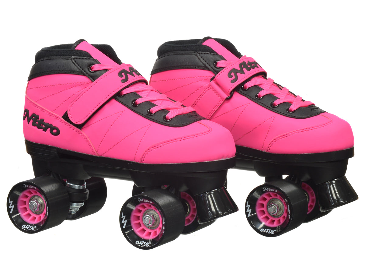 Epic Nitro Turbo Pink Quad Speed Skates Package