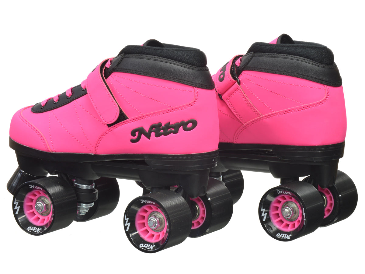 Epic Nitro Turbo Pink Quad Speed Skates Package