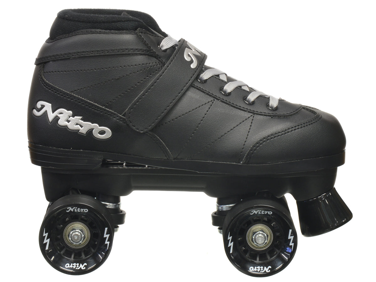 Epic Super Nitro Black Speed Skates Package