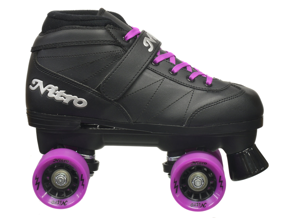 Epic Super Nitro Purple Speed Skates Package