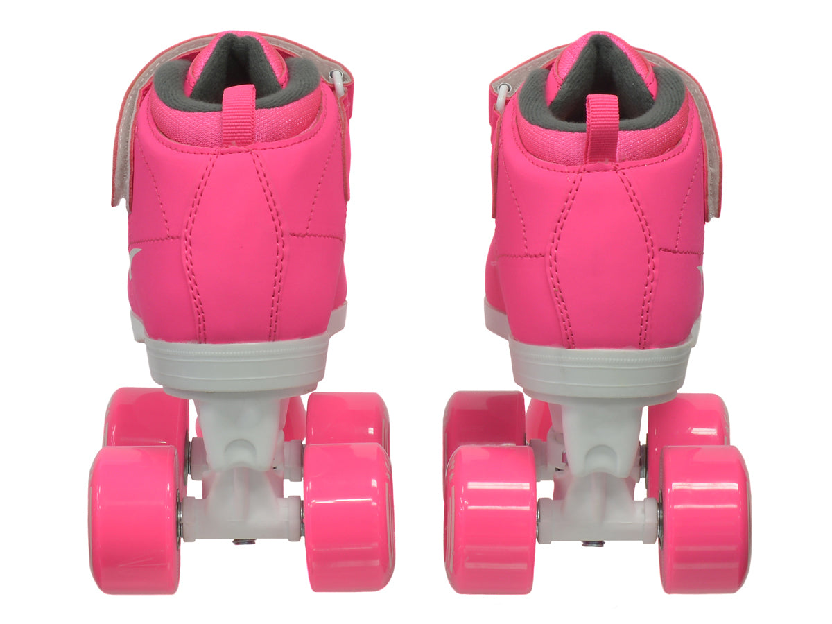 Epic Galaxy Elite Pink Quad Roller Skates Package