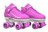 Epic Galaxy Elite Purple Quad Roller Skates Package