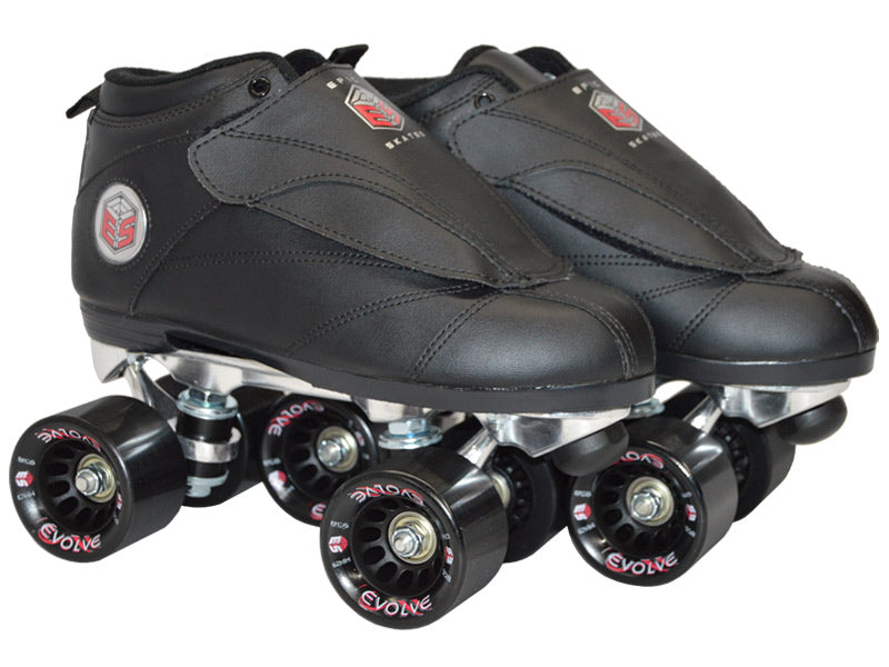 Epic Evolution Black Quad Speed Skates