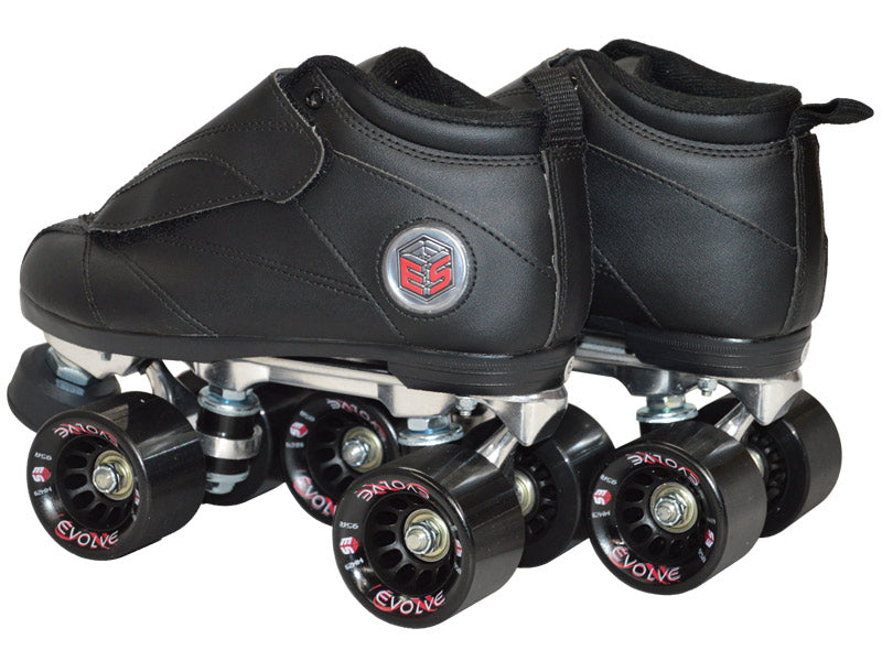 Epic Evolution Black Quad Speed Skates