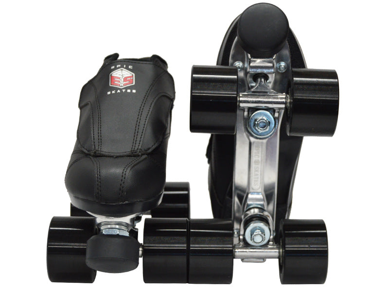 Epic Evolution Black Quad Speed Skates