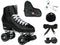 Epic Classic Black Quad Roller Skates Package