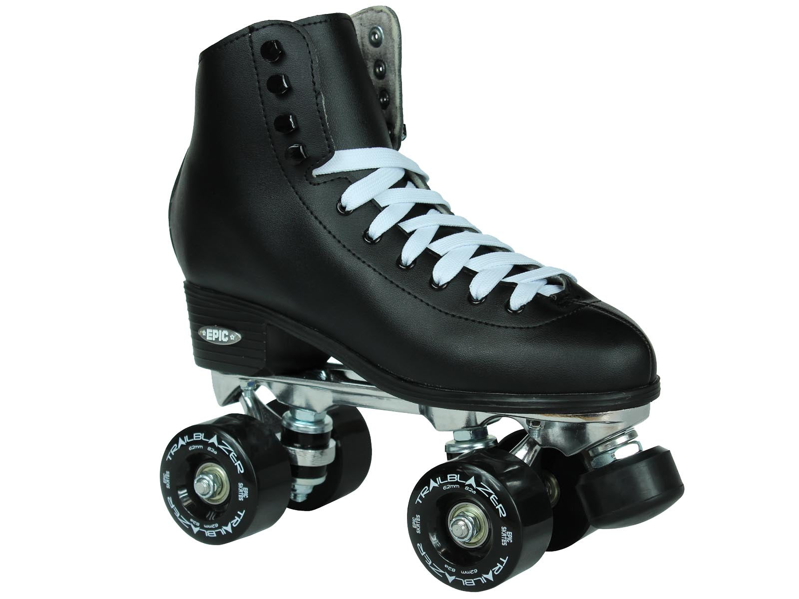 Epic Classic Black Quad Roller Skates Package