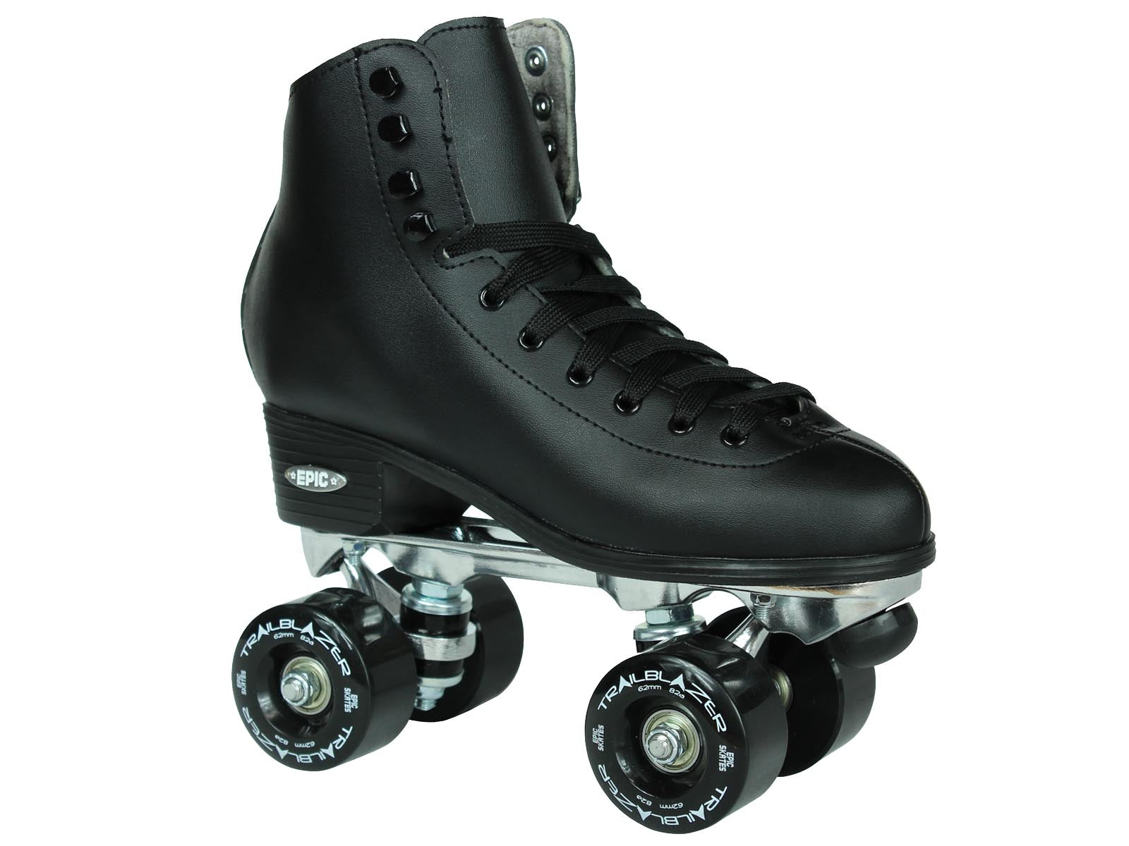 Epic Classic Black Quad Roller Skates Package