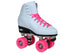 Epic Classic White & Pink Roller Skates Package