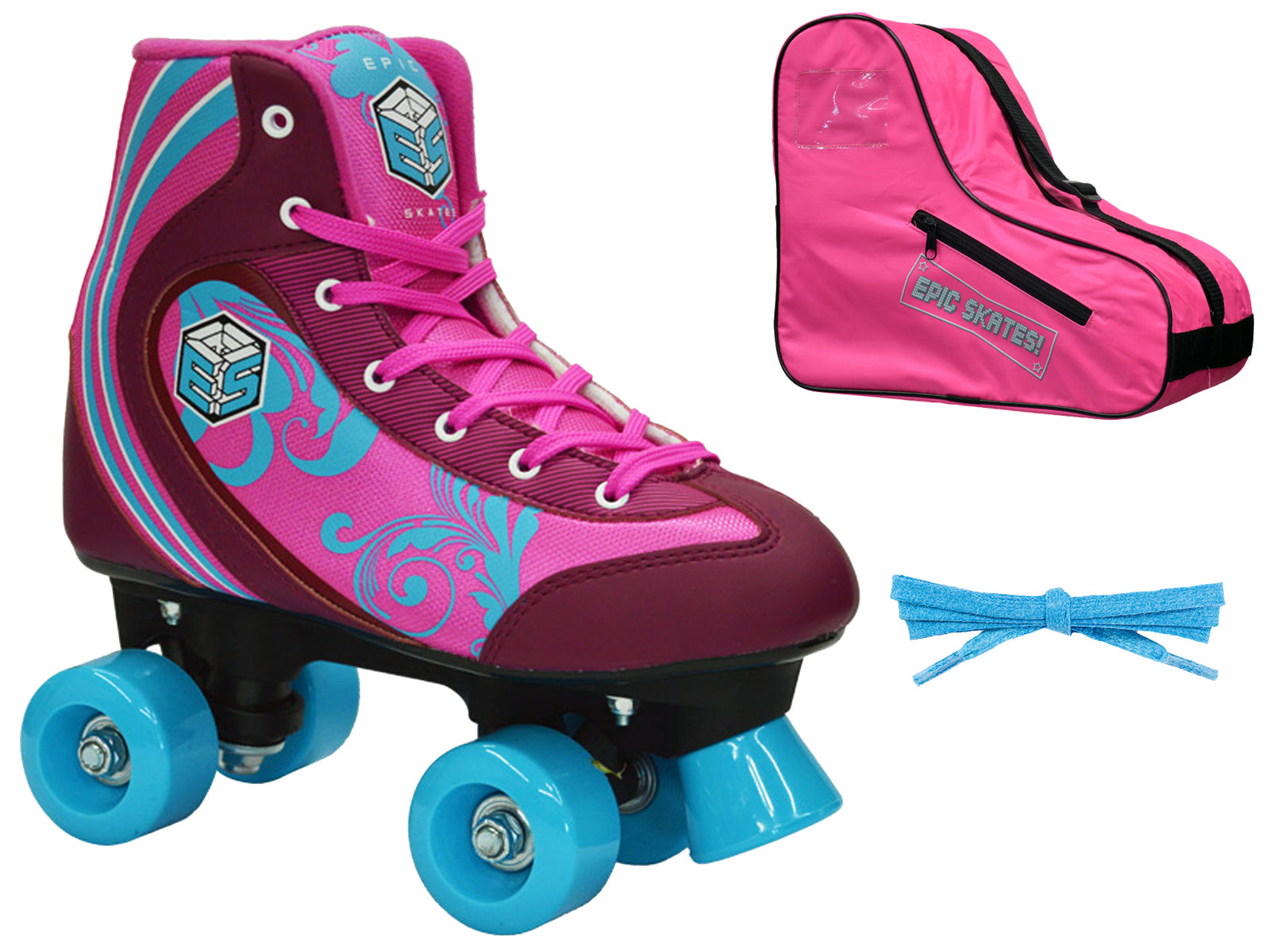 Epic Cotton Candy Roller Skates Package