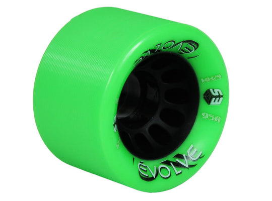 Epic Evolve Green Quad Speed Skate Wheels