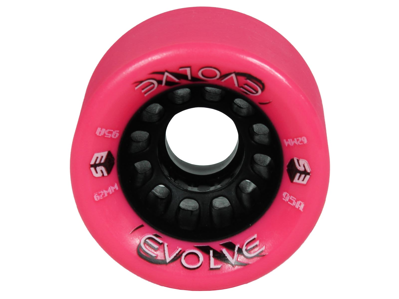 Epic Evolve Pink Quad Speed Skate Wheels