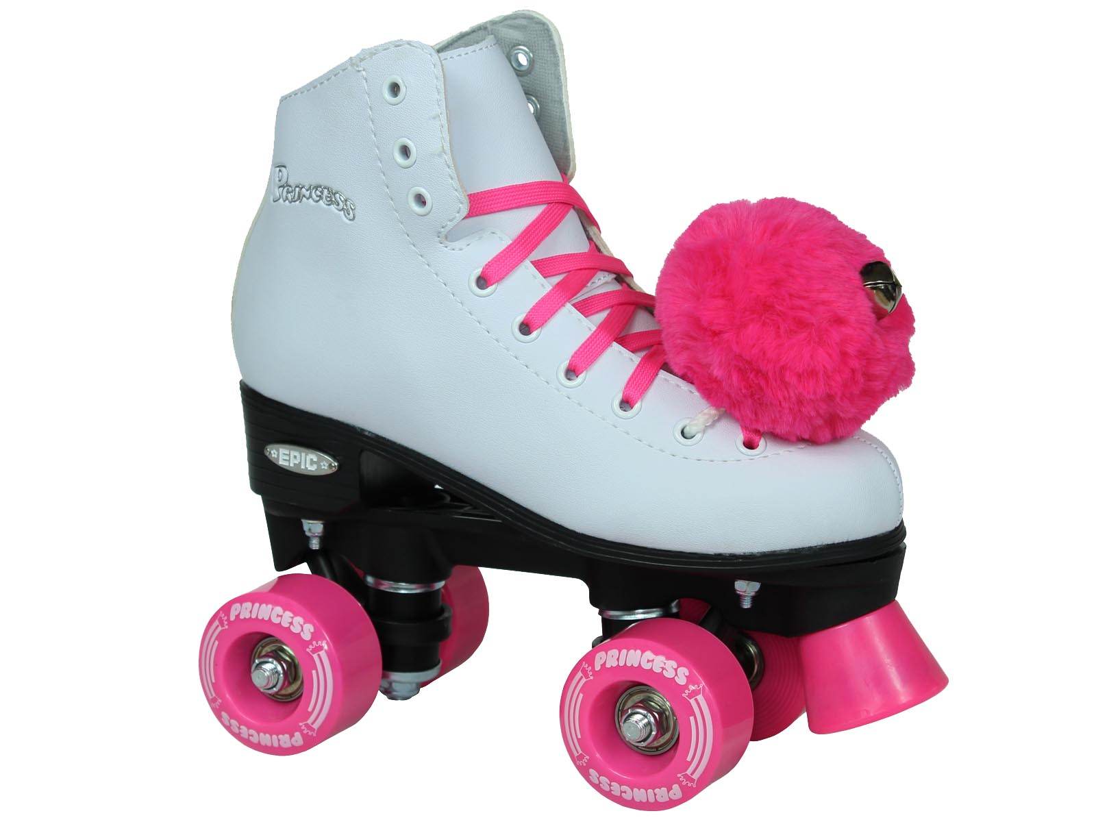 Epic Pink Princess Quad Roller Skates Package