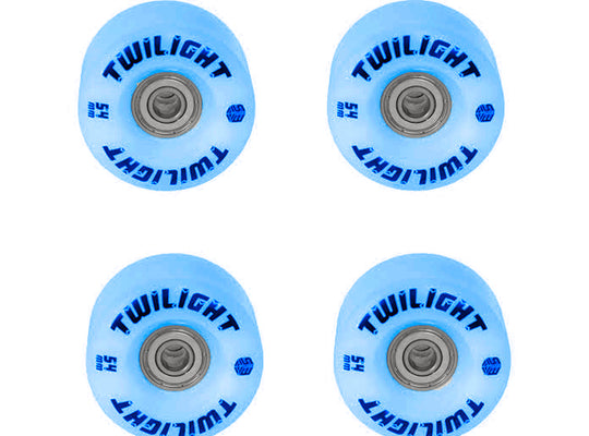 Epic Blue Twilight LED Light Up Roller Skate Wheels 4 Pack