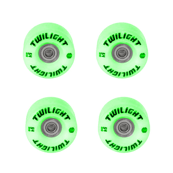 Epic Green Twilight LED Light Up Roller Skate Wheels 4 Pack