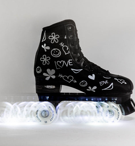 Epic Skates Limited Edition Luv Skate Bag, Zwart, Large Epic Skates Limited Edition Luv Skate Bag, Zwart, Large